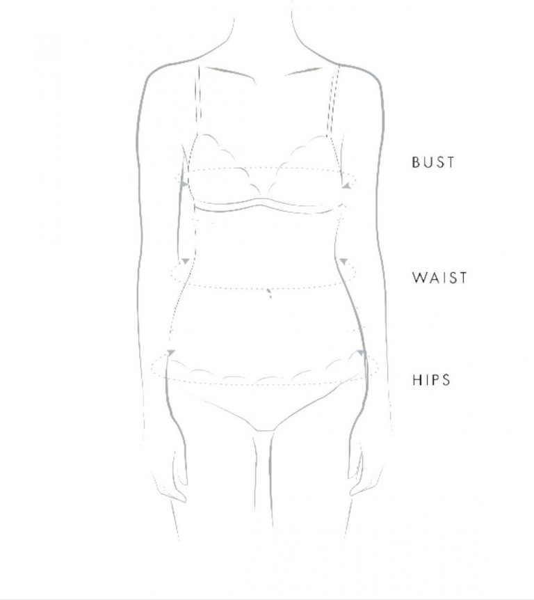 Sizing reference diagram